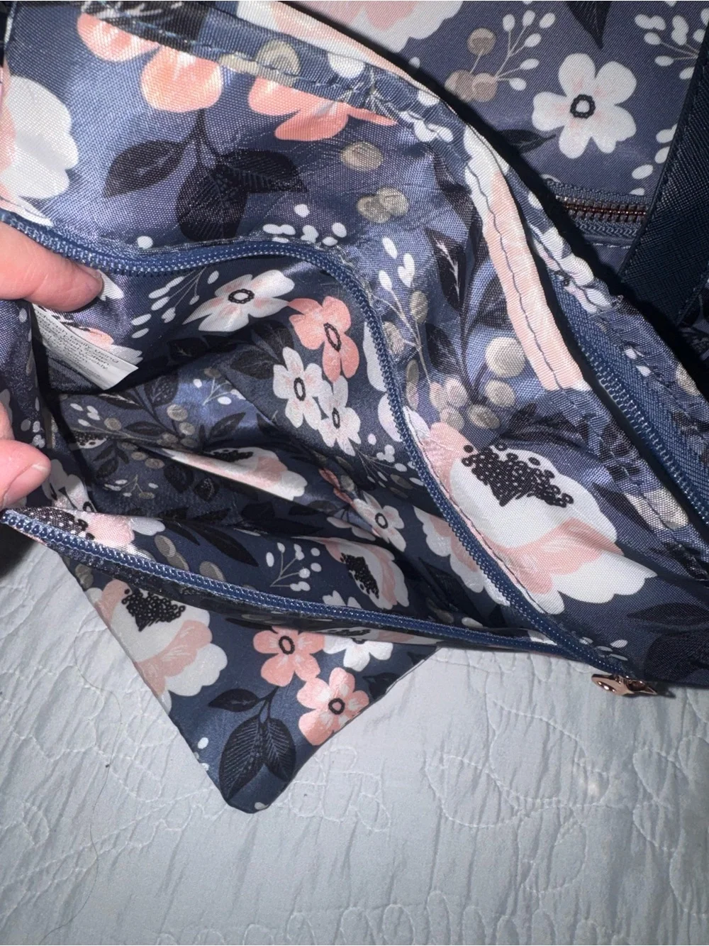 Sarah Wells LE FLORAL - MARIE Pumping Bag w/ matching wet/dry bag and cooler bag